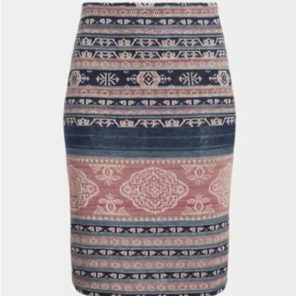 Ralph Lauren southwestern pencil skirt - Picture 1 of 7